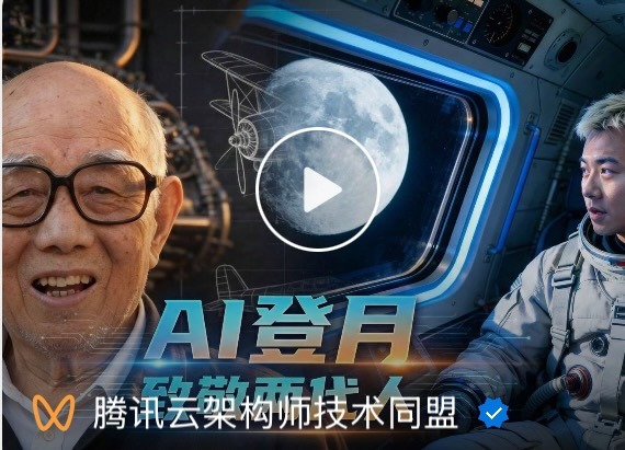 AI 登月：致敬两代人